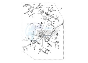 TDM 900 drawing INJECTION SYSTEM