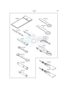 ZX 750 M [NINJA ZX-7R] (M1-M2) [NINJA ZX-7R] drawing OWNERS TOOLS