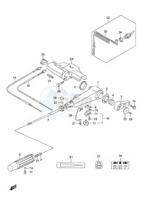 DF 20A drawing Tiller Handle