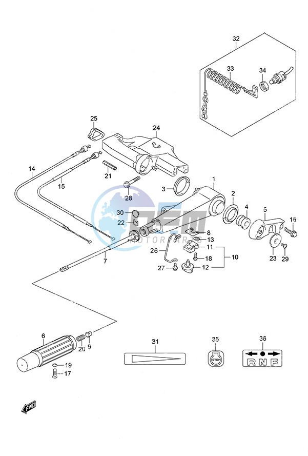 Tiller Handle