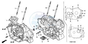 TRX680FAC drawing CRANKCASE