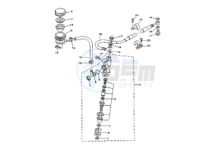 YZ 250 drawing REAR MASTER CYLINDER