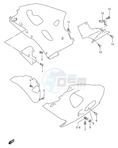 GSX-R750 (E2) drawing INSTALLATION PARTS