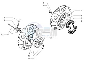 Ark AC 45 Black 50 drawing Front wheel-Rear wheel