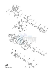 FJR1300A FJR1300A ABS (1CYJ) drawing CRANKSHAFT & PISTON