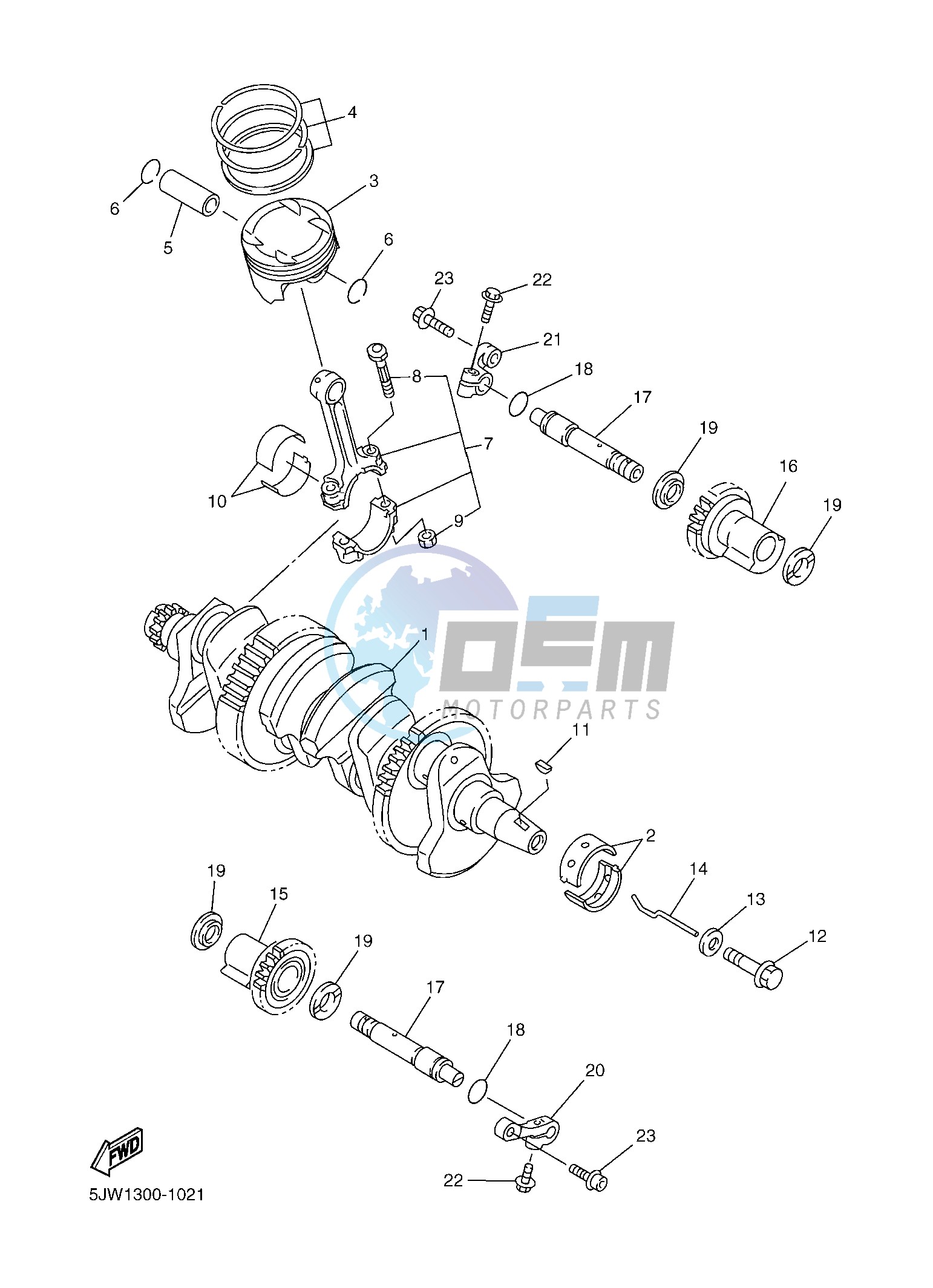 CRANKSHAFT & PISTON