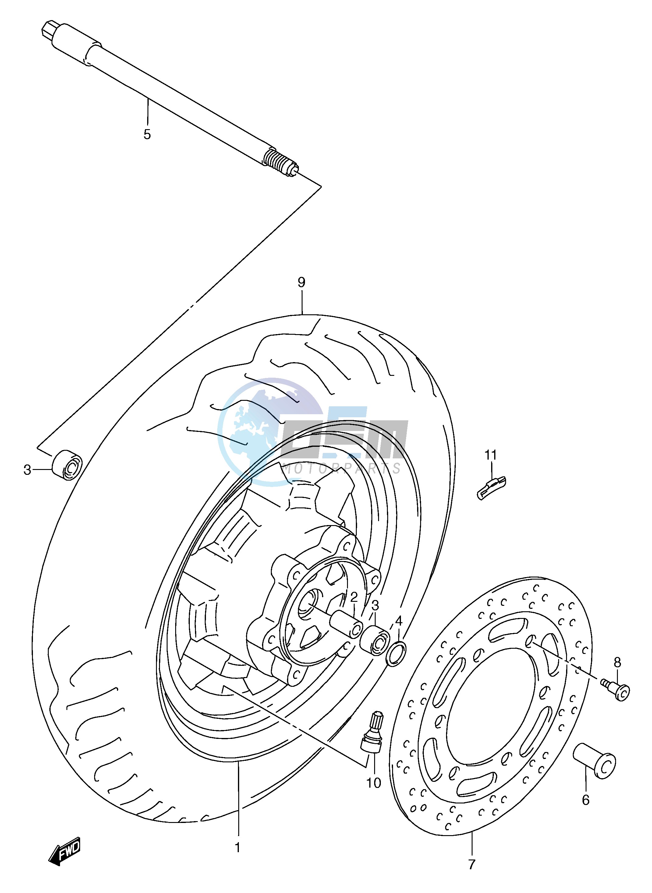 FRONT WHEEL