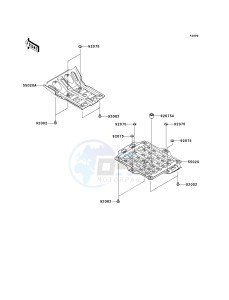 KVF700 D [PRAIRIE 700 4X4 TEAM GREEN SPECIAL EDITION] (6F) D6F drawing OPTIONAL PARTS-- GUARD- -