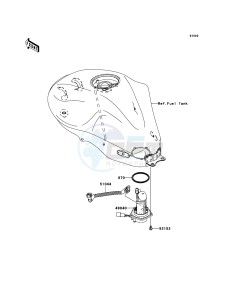 ER-6n ABS ER650B7F GB XX (EU ME A(FRICA) drawing Fuel Pump