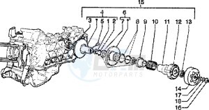 Skipper 150 4t drawing Driven pulley