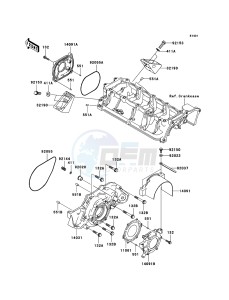 JET SKI STX-12F JT1200D6F FR drawing Engine Cover(s)