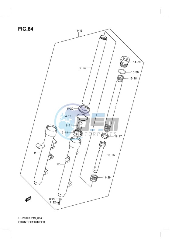 FRONT FORK DAMPER