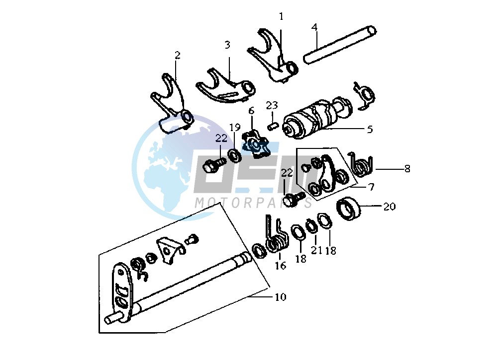 GEAR CHANGE MECHANISM