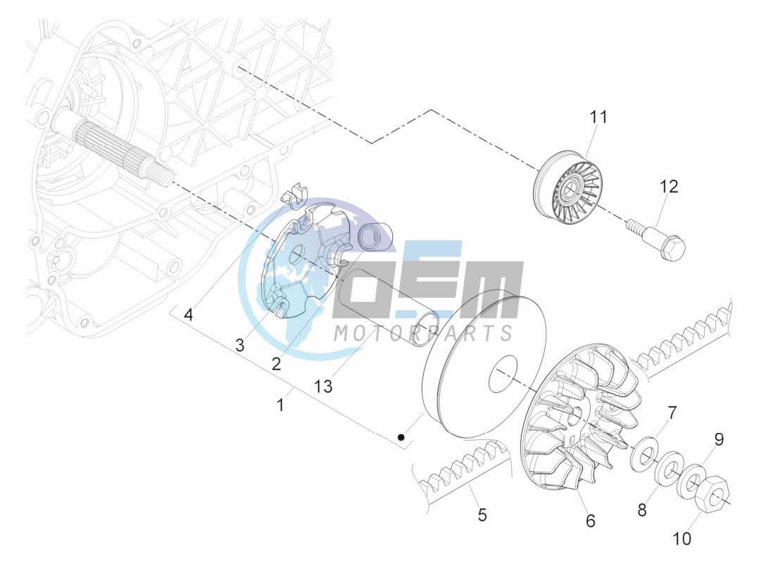 Driving pulley