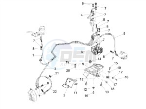 RSV4 1100 RACING FACTORY E4 ABS (NAFTA) drawing ABS Brake system