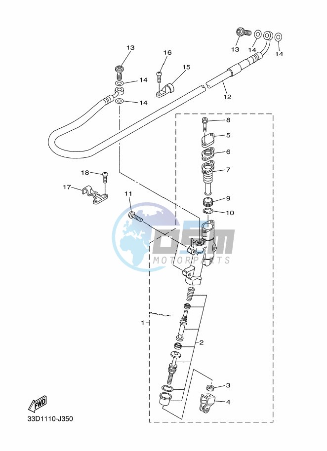 REAR MASTER CYLINDER