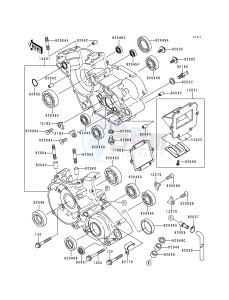 KX 125 K [KX125] (K5) [KX125] drawing CRANKCASE