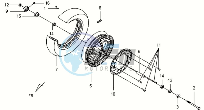 FRONT WHEEL