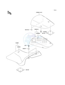 ZX 1200 A [NINJA ZX-12R] (A1) [NINJA ZX-12R] drawing SEAT