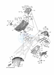 MT-09 MTN890D-U (BNF1) drawing FENDER