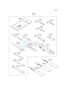 ZX 1000 D [NINJA ZX-10R] (D6F-D7FA) D6F drawing OWNERS TOOLS