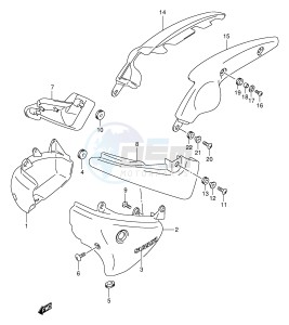 VL125 (E2) drawing FRAME COVER (MODEL Y)