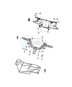 FIGHT 3 N drawing HANDLEBAR