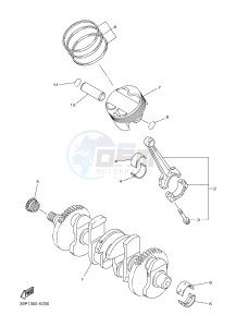 FZ8-N FZ8 (NAKED) 800 (2SH7) drawing CRANKSHAFT & PISTON