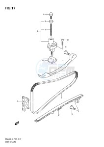 AN400 (E2) Burgman drawing CAM CHAIN