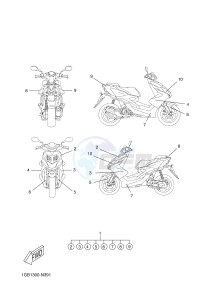 NS50F AEROX 4 (1GB1 1GB1 1GB1) drawing GRAPHIC & EMBLEM