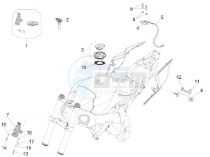 RSV4 1100 RACING FACTORY E4 ABS (NAFTA) drawing Locks