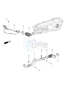 SR 150 4T-3V (EMEA-LATAM) drawing Air Suction Duct