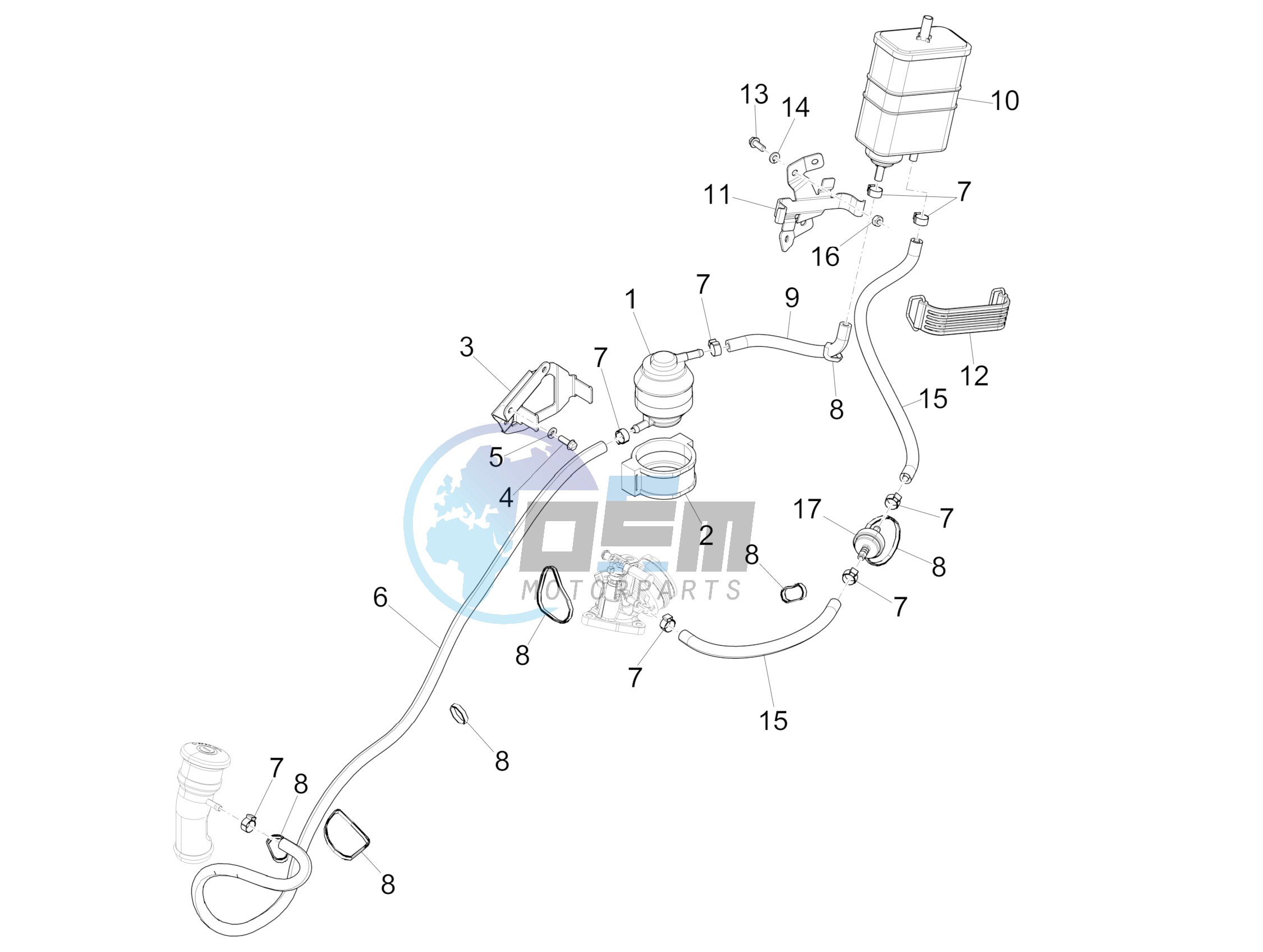 Anti-percolation system