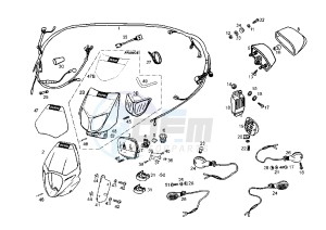 SENDA R X-TREM EU2 - 50 cc drawing WIRING HARNESS