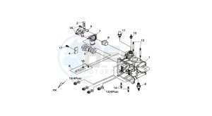 MAXSYM 400 EFI drawing CYLINDER MET PISTON / CYLINDER GASKETS TOP AND BOTTOM