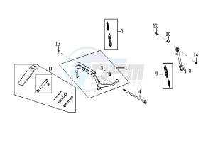 EURO MX E2 - 125 cc drawing STAND