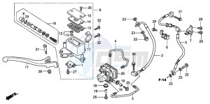 SH300AR drawing FR. BRAKE MASTER CYLINDER (SH300A/AR)