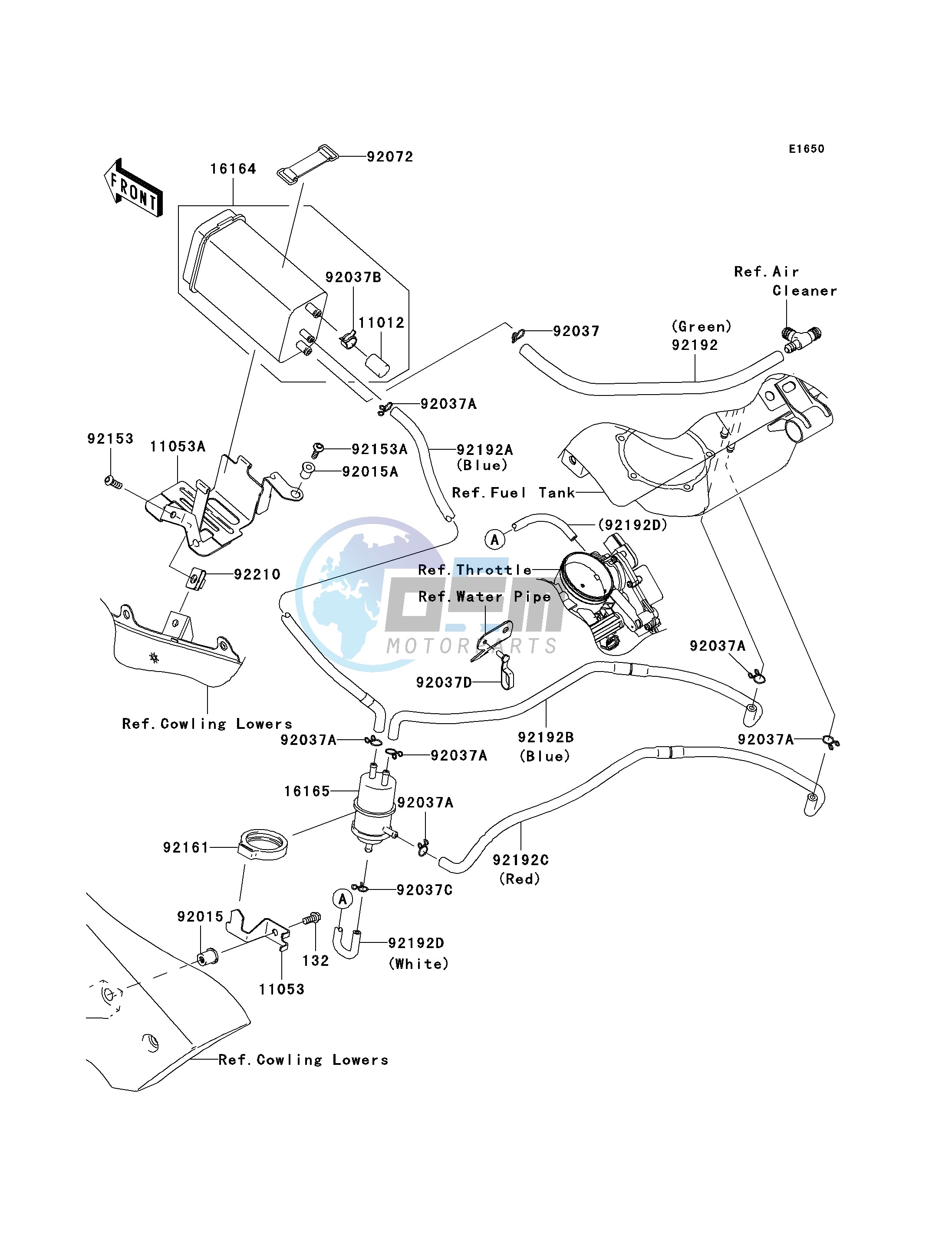 FUEL EVAPORATIVE SYSTEM -- CA- -