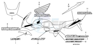 CB1300SA9 France - (F / ABS BCT CMF MME TWO TY2) drawing MARK (CB1300S/CB1300SA)