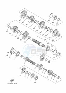 MT-10 MTN1000 (B5Y6) drawing TRANSMISSION