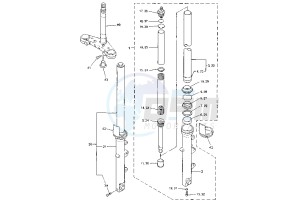 FZS FAZER (FZS600S) 600 drawing FRONT FORK