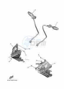 CZD300-A XMAX 300 (BBA3) drawing STARTING MOTOR