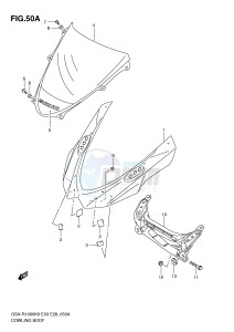 GSX-R1000 (E3-E28) drawing COWLING BODY (MODEL L0)