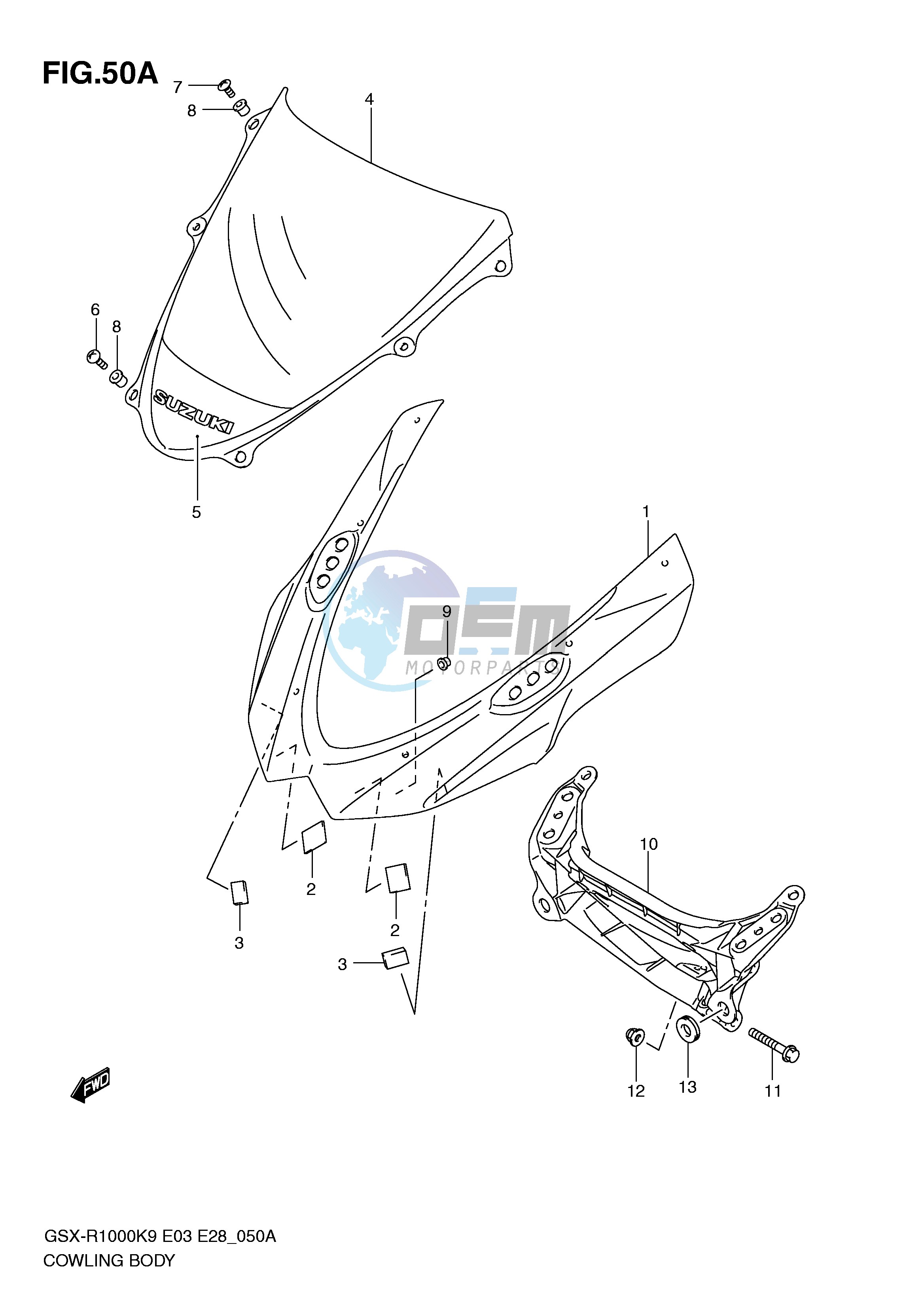 COWLING BODY (MODEL L0)