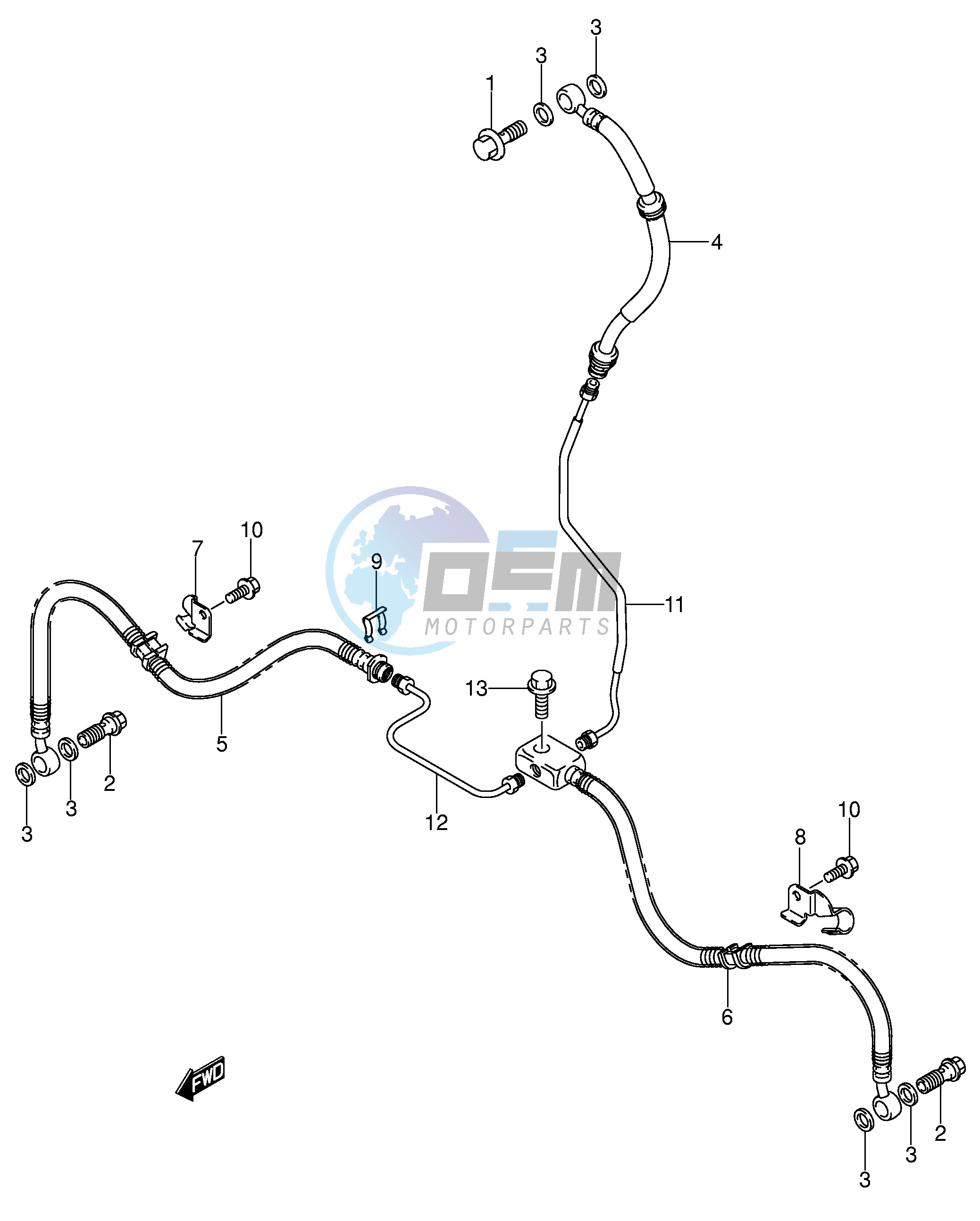 FRONT BRAKE HOSE