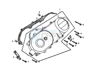 NITRO_50_L0 L0 drawing L.crank case cover