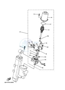 F50D drawing POWER-TILT-ASSEMBLY-2