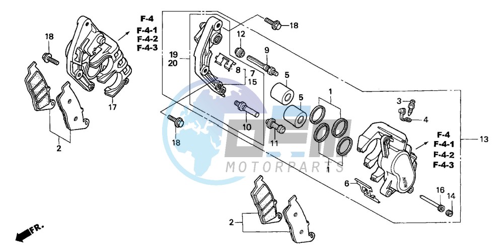 FRONT BRAKE CALIPER