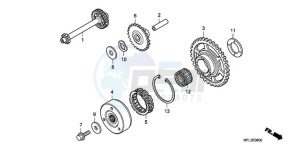 CBR1000RR9 BR / HRC MME - (BR / HRC MME) drawing STARTING CLUTCH