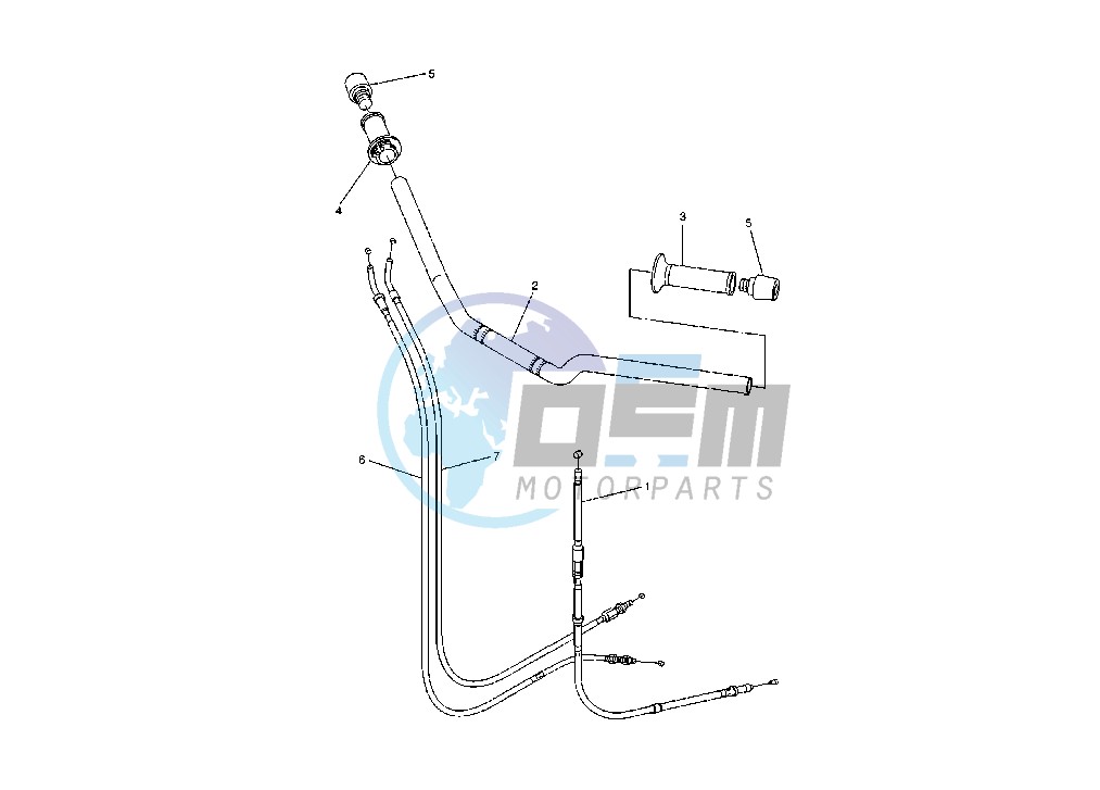 STEERING HANDLE- CABLE